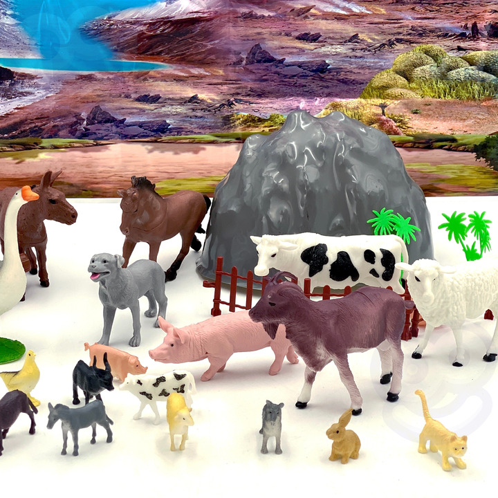 WOOPIE Set of Farm Animals Figures 34 pcs.