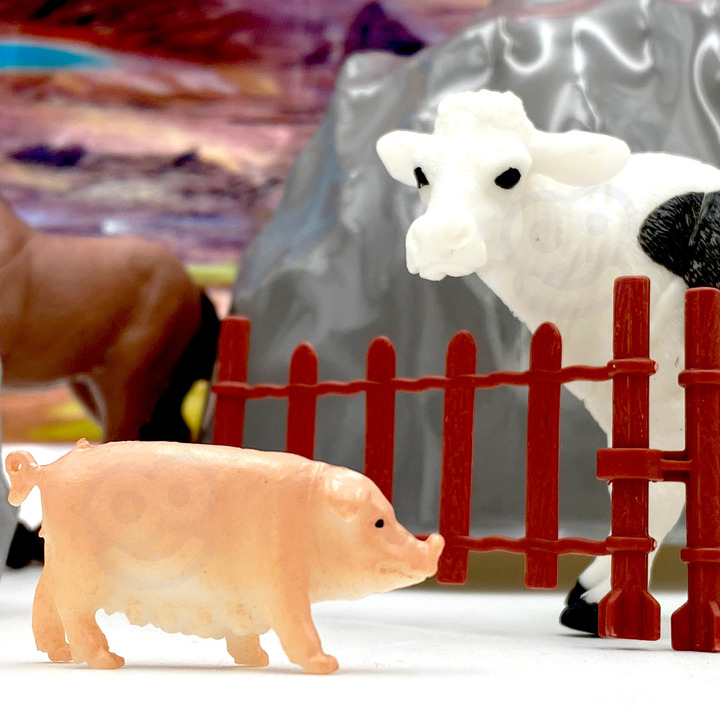 WOOPIE Set of Farm Animals Figures 34 pcs.
