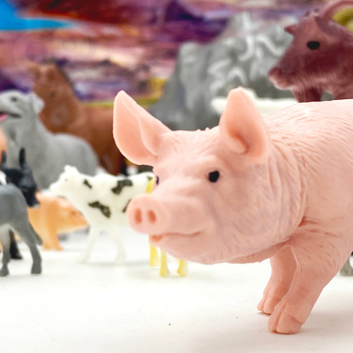 WOOPIE Set of Farm Animals Figures 34 pcs.