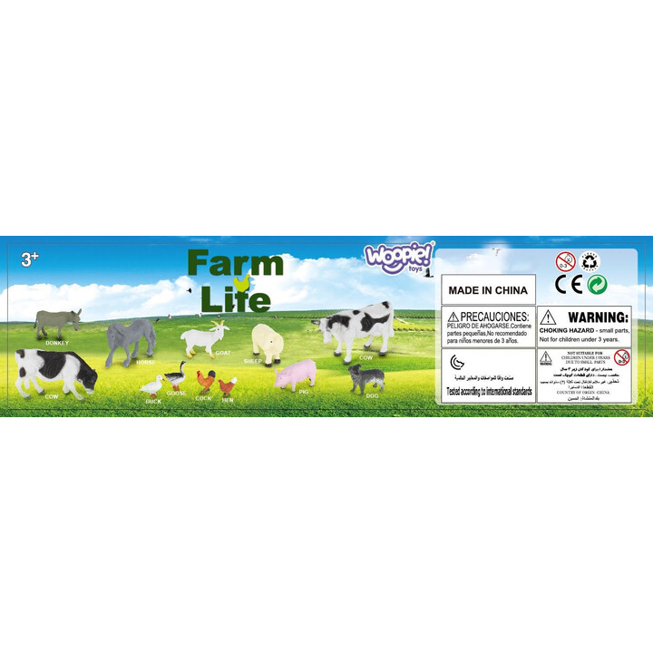 WOOPIE Set of Farm Animals Figures 34 pcs.