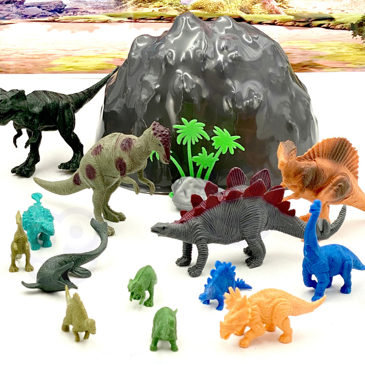 WOOPIE Dinosaur Figures Set 34 pcs.