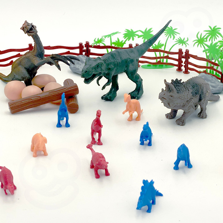 WOOPIE Dinosaur Figures Set 40 pcs.