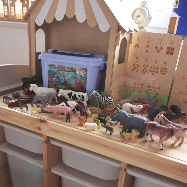 WOOPIE Set of Animal Figures XXL 58 pcs.