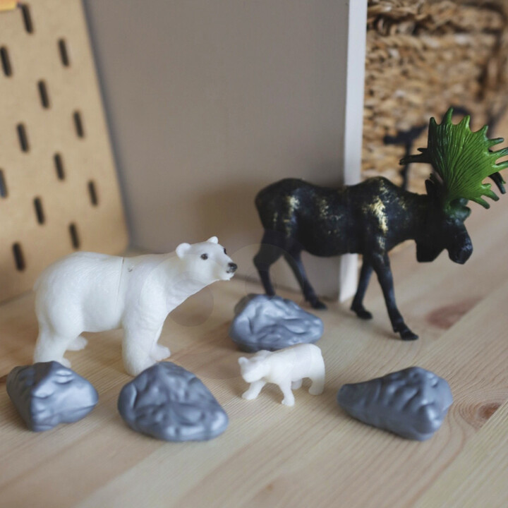 WOOPIE Set of Animal Figures XXL 58 pcs.