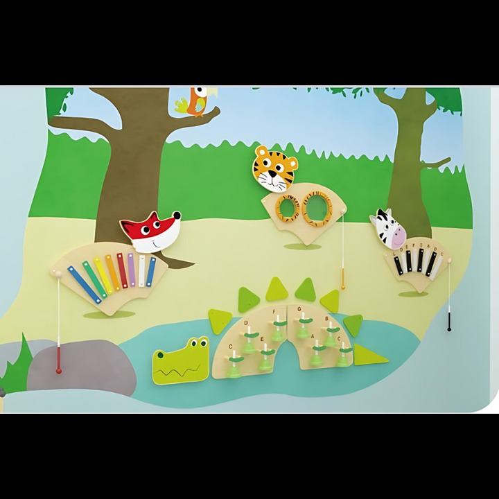 CLASSIC WORLD EDU Muzyczna Tablica Ścienna ZEBRA