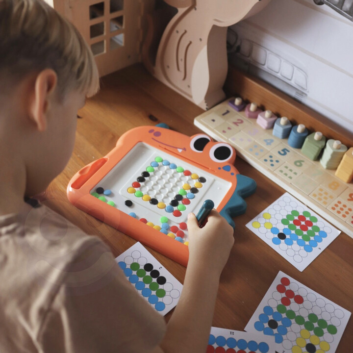 WOOPIE Magnetic Board for Children Montessori MagPad Dinosaur