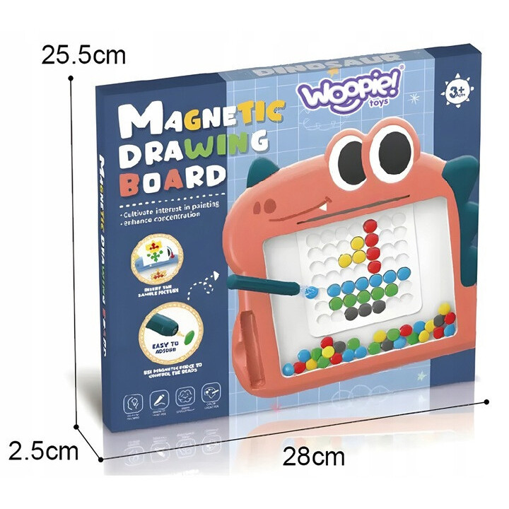 WOOPIE Magnetic Board for Children Montessori MagPad Dinosaur