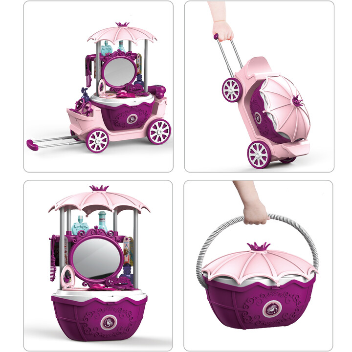 WOOPIE Beauty Salon Dressing Table on Wheels Trolley Wlizka 31 acc. 4 in 1