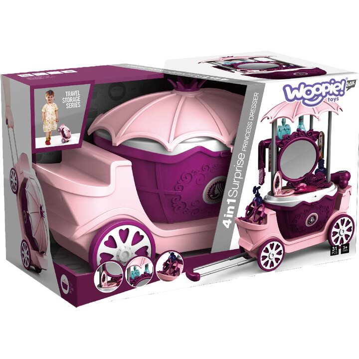 WOOPIE Beauty Salon Dressing Table on Wheels Trolley Wlizka 31 acc. 4 in 1