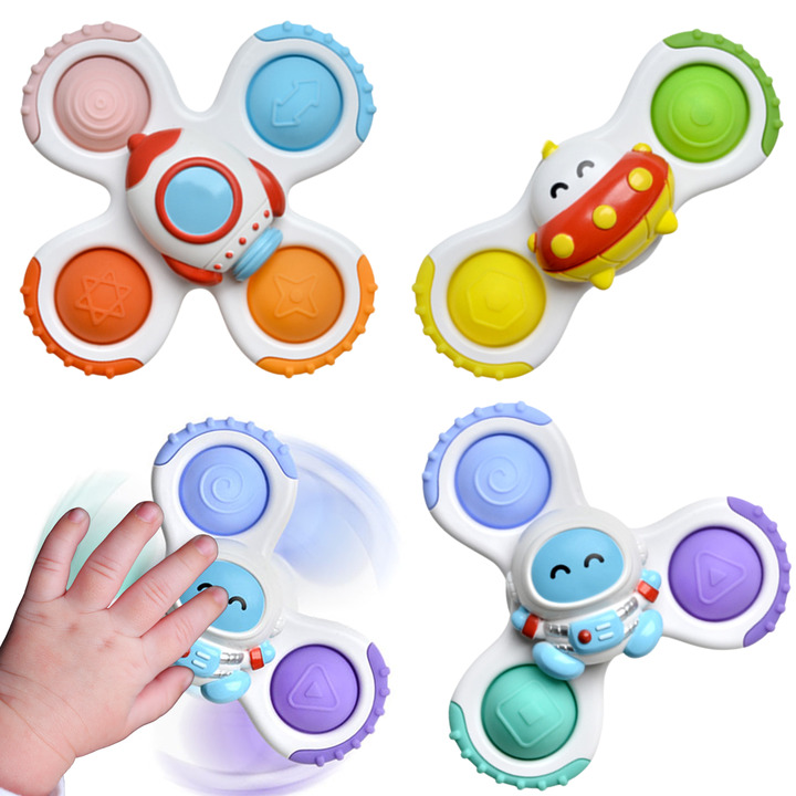 WOOPIE BABY Spinner Sensory Toy Rocket Alien Ufo 3 pcs.