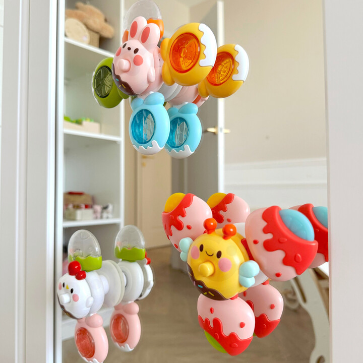 WOOPIE BABY Spinner Sensory Toy Bee Chicken Rabbit Interchangeable 3 pcs.