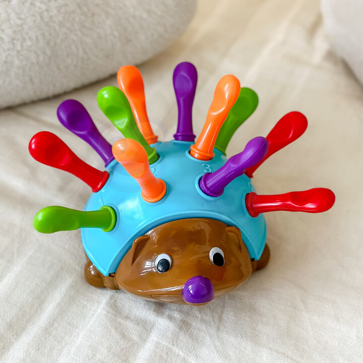 WOOPIE Hedgehog Sorter Montessori Skill Game Learning Numbers and Colors 4 in 1