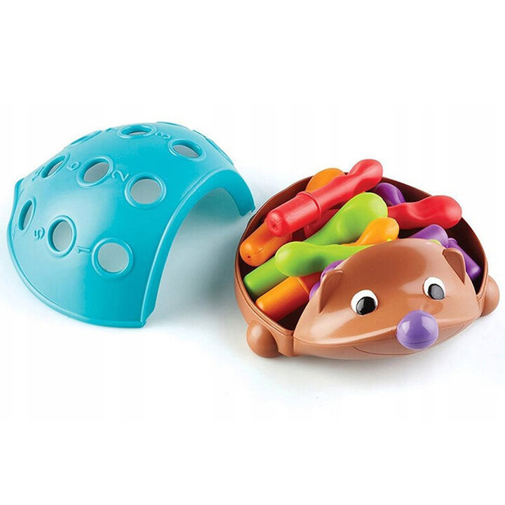 WOOPIE Hedgehog Sorter Montessori Skill Game Learning Numbers and Colors 4 in 1