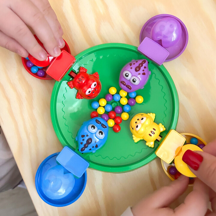 WOOPIE Arcade Board Game HUNGRY HAPPY FROG AND CROCODILES 3+