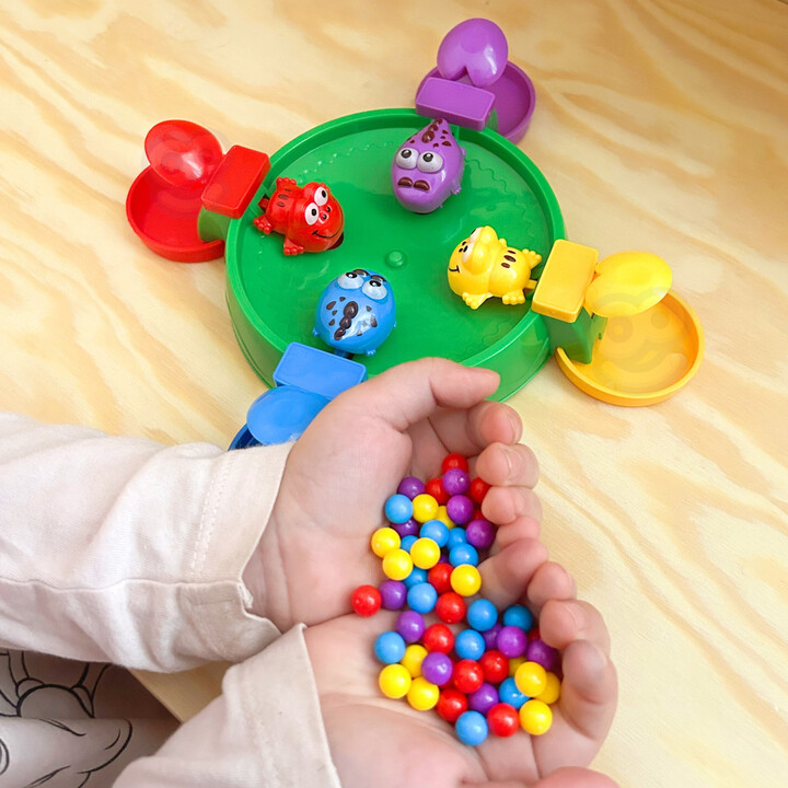 WOOPIE Arcade Board Game HUNGRY HAPPY FROG AND CROCODILES 3+