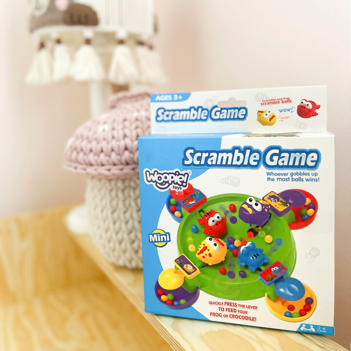 WOOPIE Arcade Board Game HUNGRY HAPPY FROG AND CROCODILES 3+