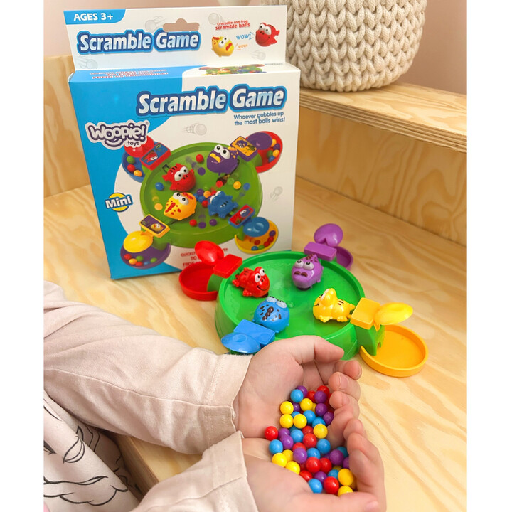 WOOPIE Arcade Board Game HUNGRY HAPPY FROG AND CROCODILES 3+