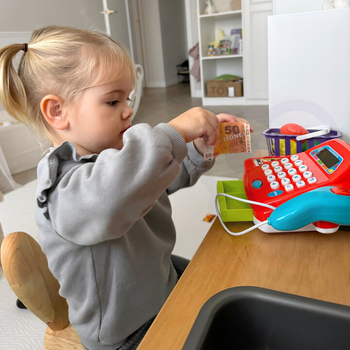 WOOPIE Cash Register with Calculator and Accessories