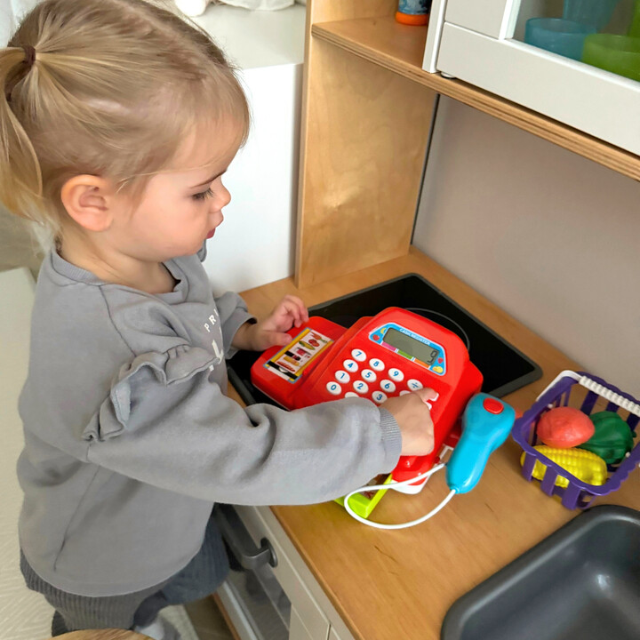 WOOPIE Cash Register with Calculator and Accessories