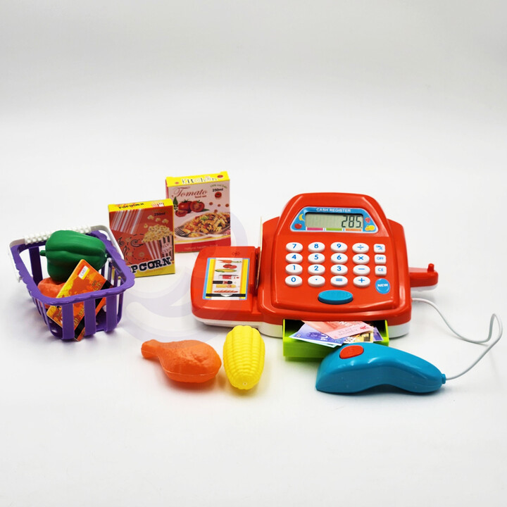 WOOPIE Cash Register with Calculator and Accessories
