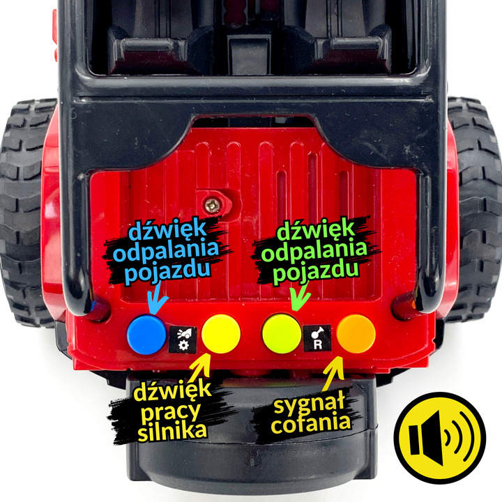 WOOPIE Jeep Auto Off-Road Vehicle with Sound and Light