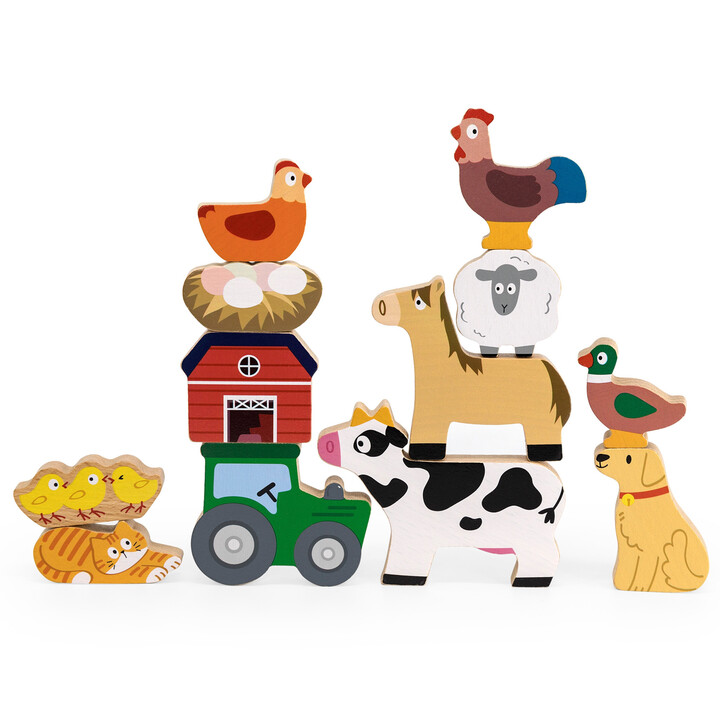 VIGA Stack Puzzle Farm Animals