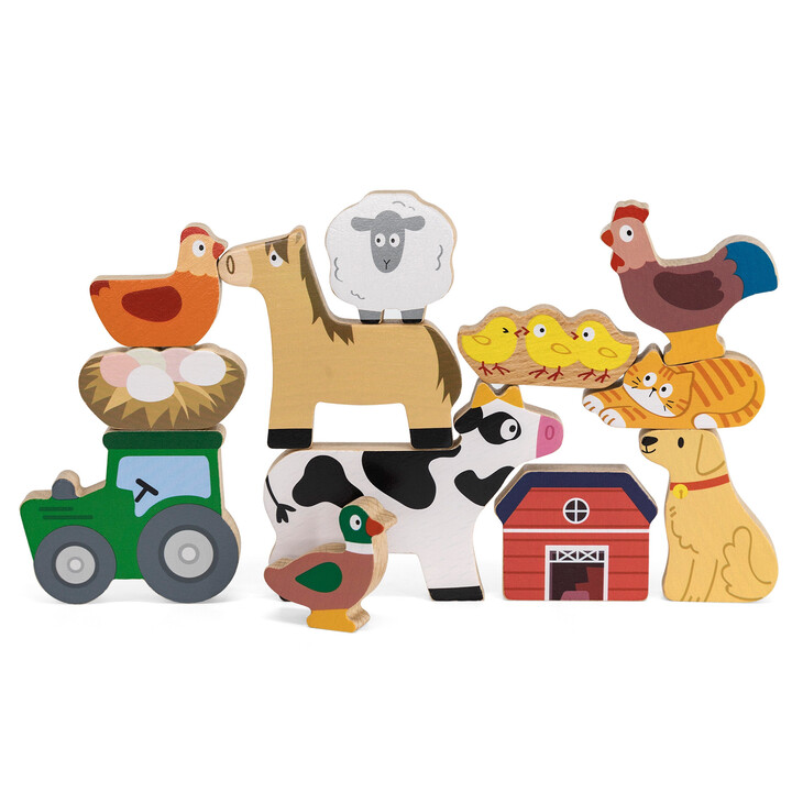 VIGA Stack Puzzle Farm Animals