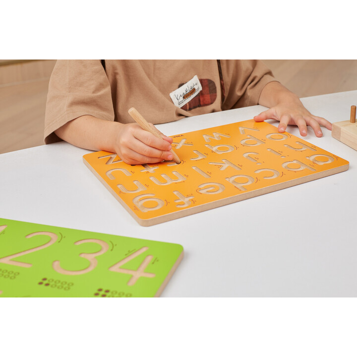 VIGA Graphomotor Board Large Letters Learning to Write