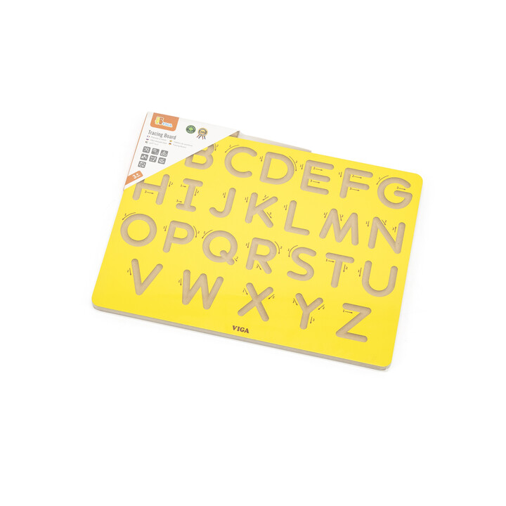 VIGA Graphomotor Board Large Letters Learning to Write