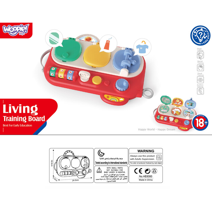 WOOPIE BABY Discover and Check Manipulative Educational Toy