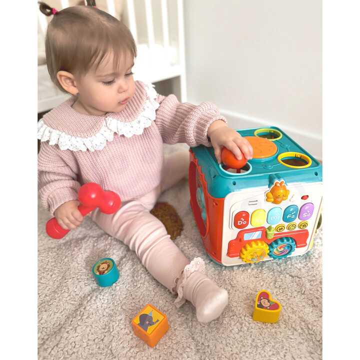 WOOPIE BABY Multifunctional Montessori Activity Cube 6-in-1 - 18m+