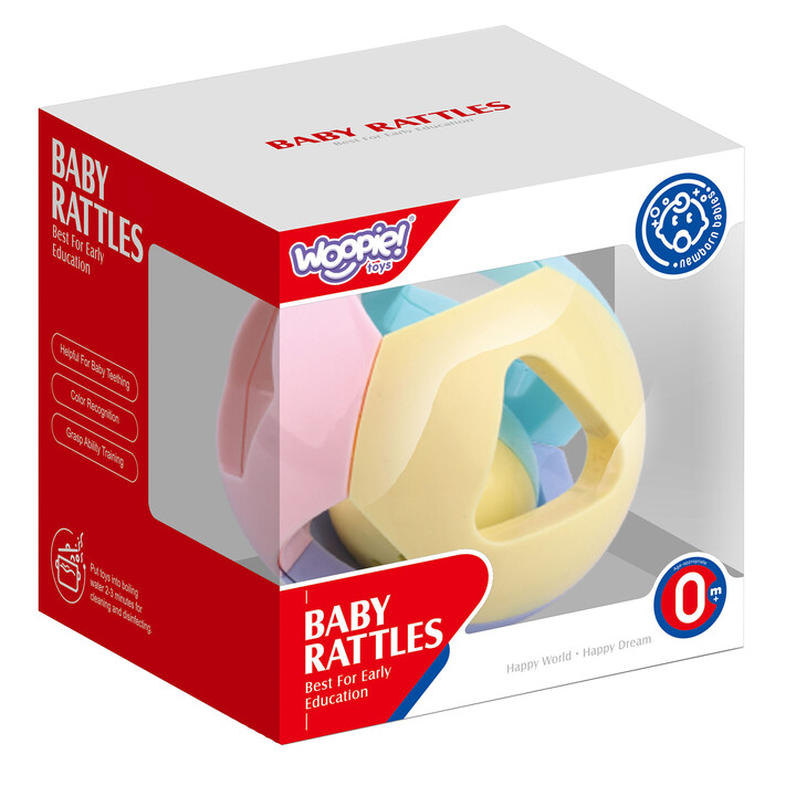 WOOPIE BABY Pastel Rattle Crawling Ball 0m+