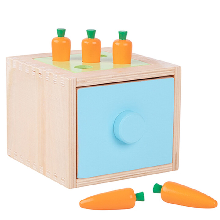 WOOPIE GREEN Drewniana Szuflada Edukacyjna Sorter Montessori