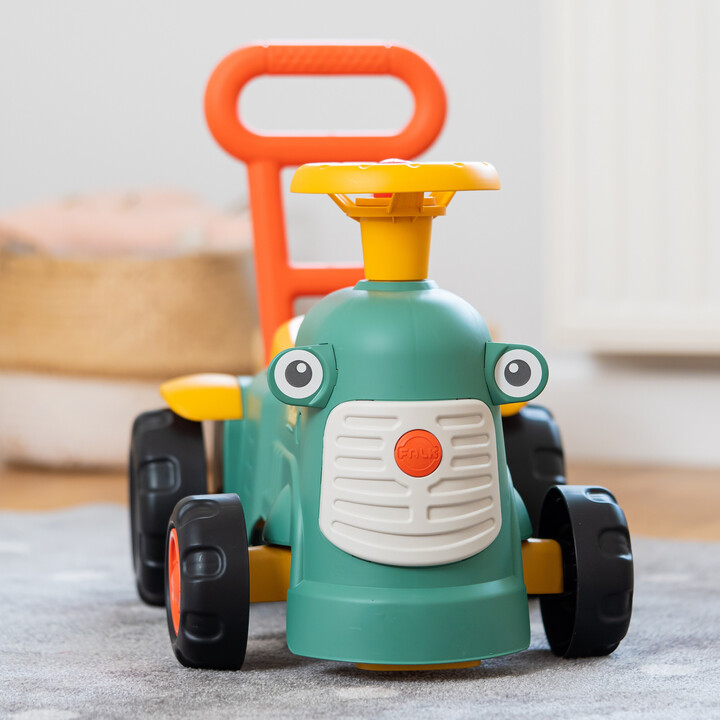FALK Maurice Ride-on Tractor Green Pusher Pusher Storage Box for 1-3 Years