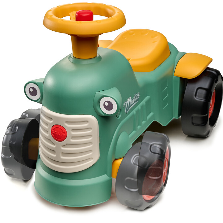 FALK Maurice Ride-on Tractor Green Pusher Pusher Storage Box for 1-3 Years