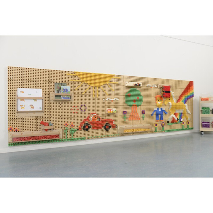 MASTERKIDZ Creative STEM Science Board Wall Panel 120x80 cm Without Mounting Panel