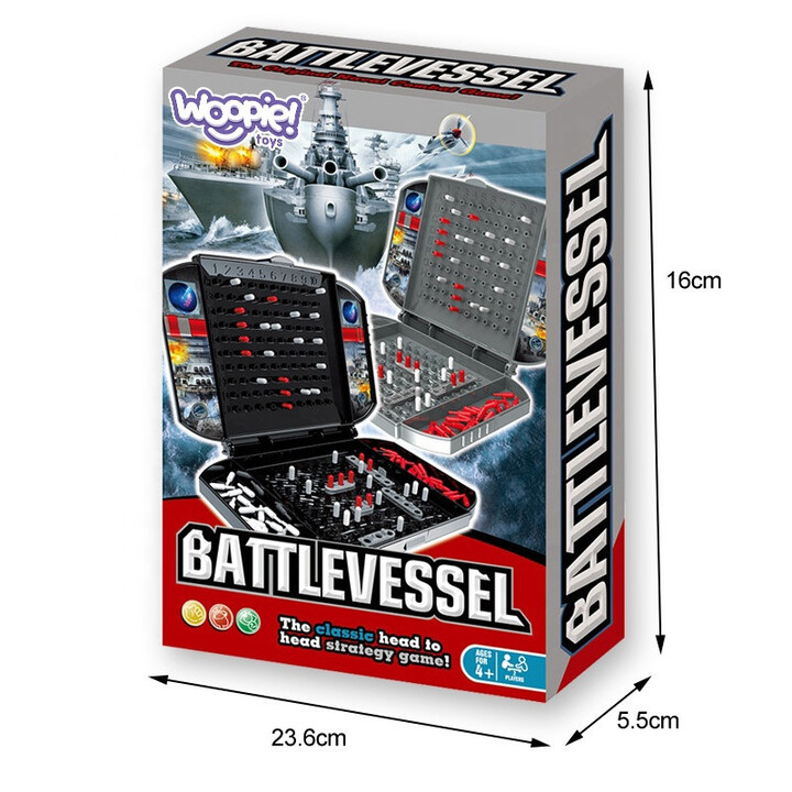 WOOPIE Board Game Ships MEGA NAVAL BATTLE 4+