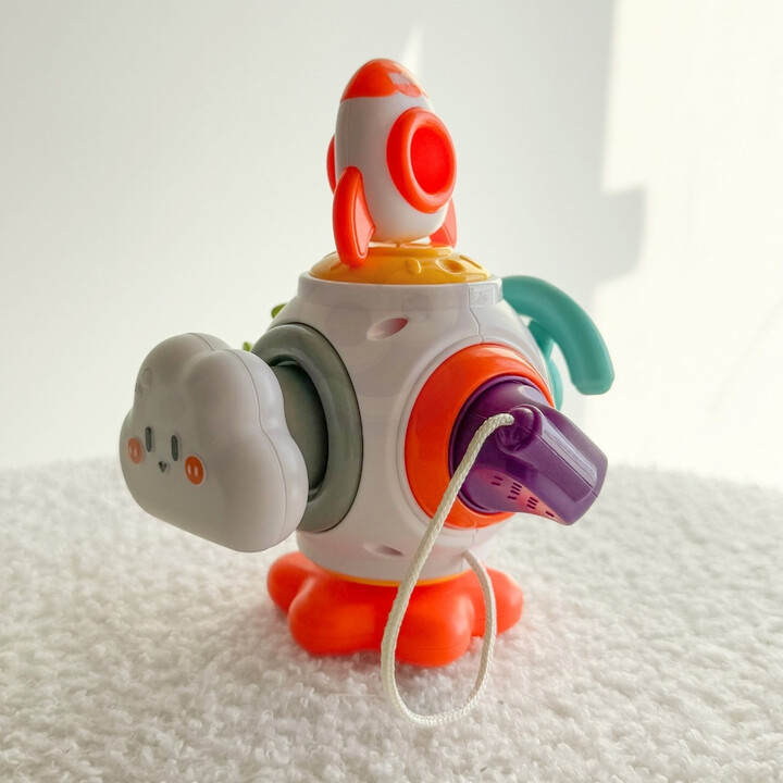 WOOPIE BABY Piłka Kosmiczna Rakieta 6w1 Montessori
