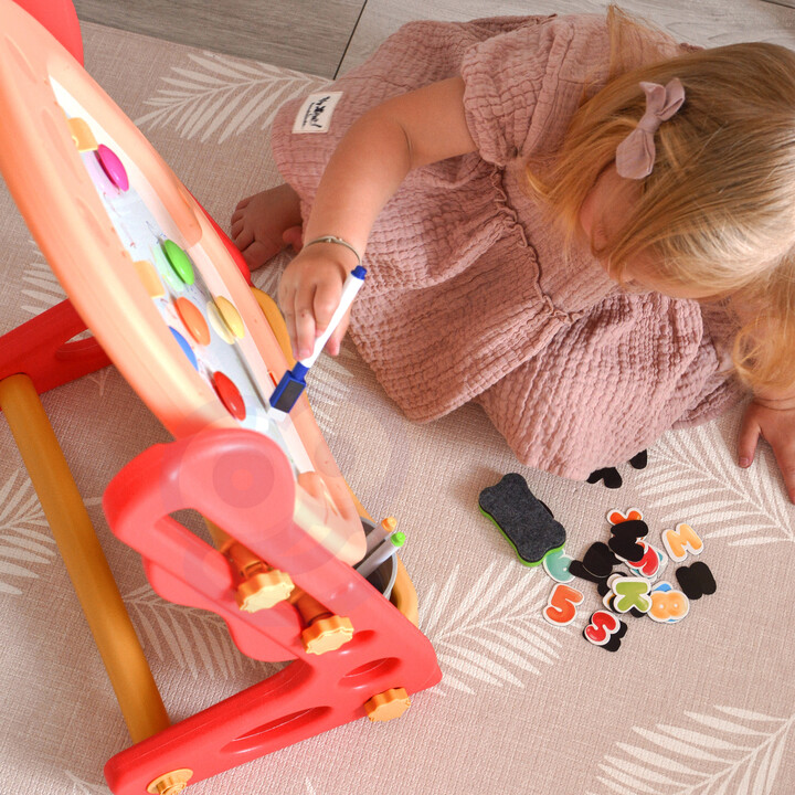 WOOPIE Double-Sided Magnetic Board for Drawing and Learning Numbers and Letters 56 pcs.