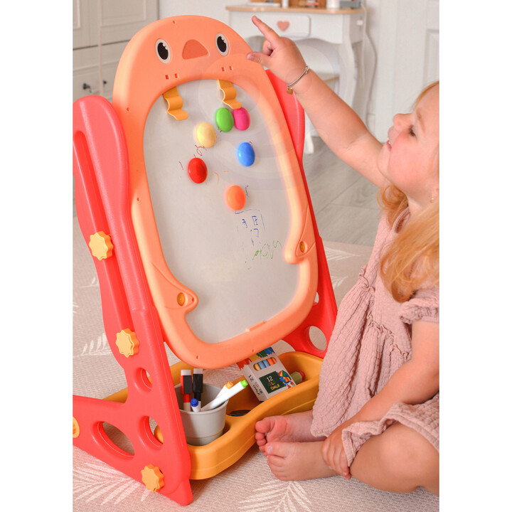 WOOPIE Double-Sided Magnetic Board for Drawing and Learning Numbers and Letters 56 pcs.
