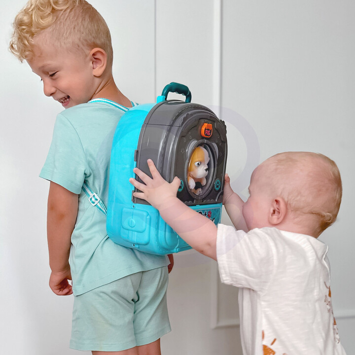 WOOPIE Little Veterinarian Set 3in1 House in a Backpack Dog