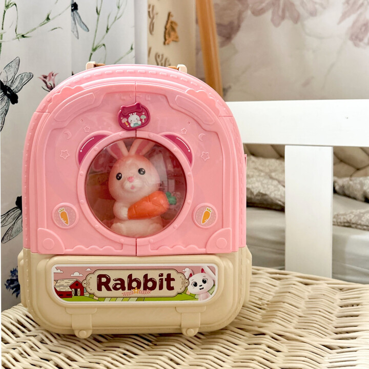 WOOPIE Rabbit in a Backpack 3in1 Farm House Garden