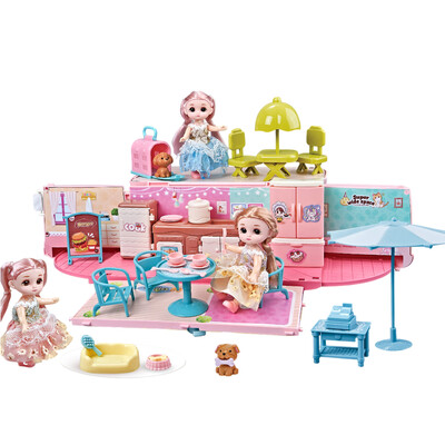 WOOPIE Camper 2 in 1 XXL Dollhouse Set
