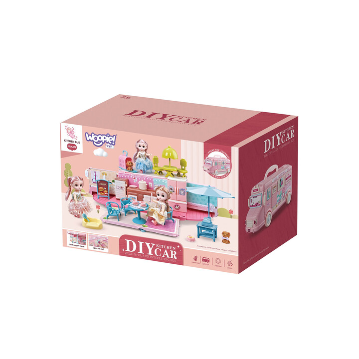 WOOPIE Camper 2 in 1 XXL Dollhouse Set
