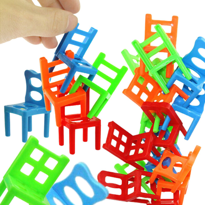 WOOPIE Balance Chairs Arcade Game Puzzle Stacks3+
