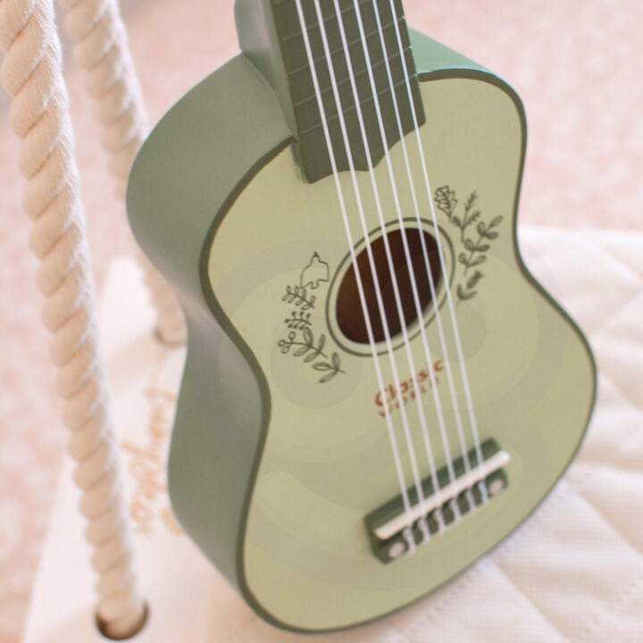 CLASSIC WORLD Wooden Guitar for Children Vintage Musical Instrument 3+