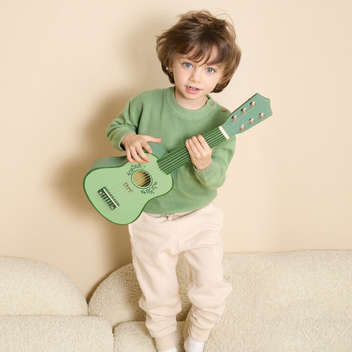 CLASSIC WORLD Wooden Guitar for Children Vintage Musical Instrument 3+