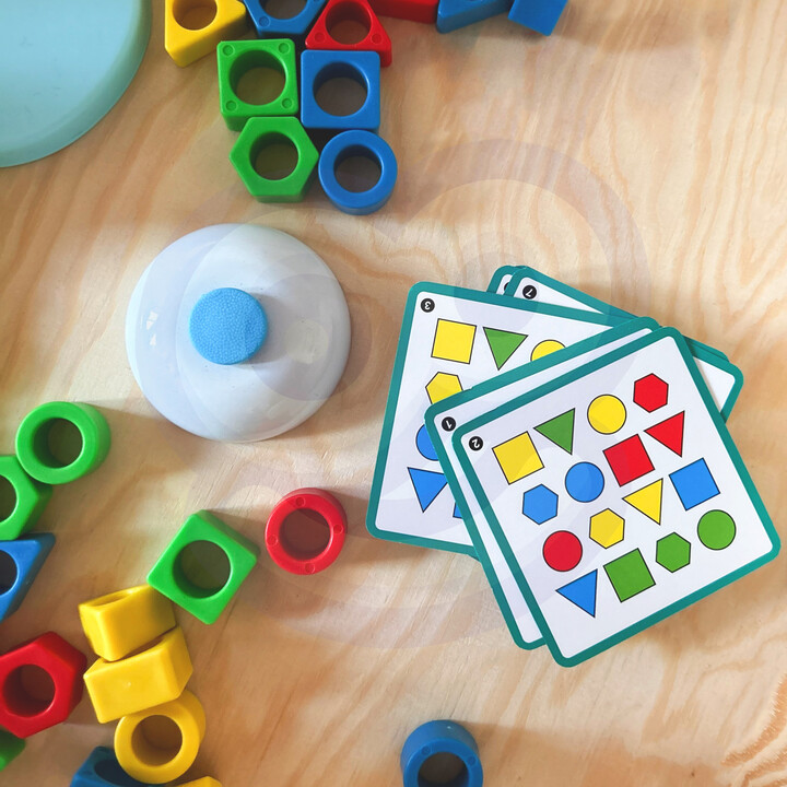 WOOPIE Montessori Dinosaur Puzzle Match Shapes Skill Game