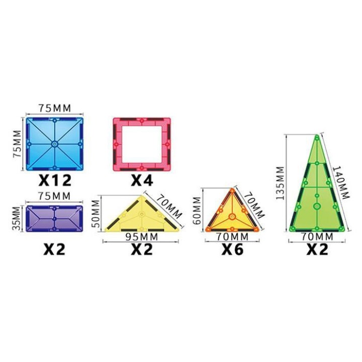 WOOPIE 3D Montessori Magnetic Building Blocks