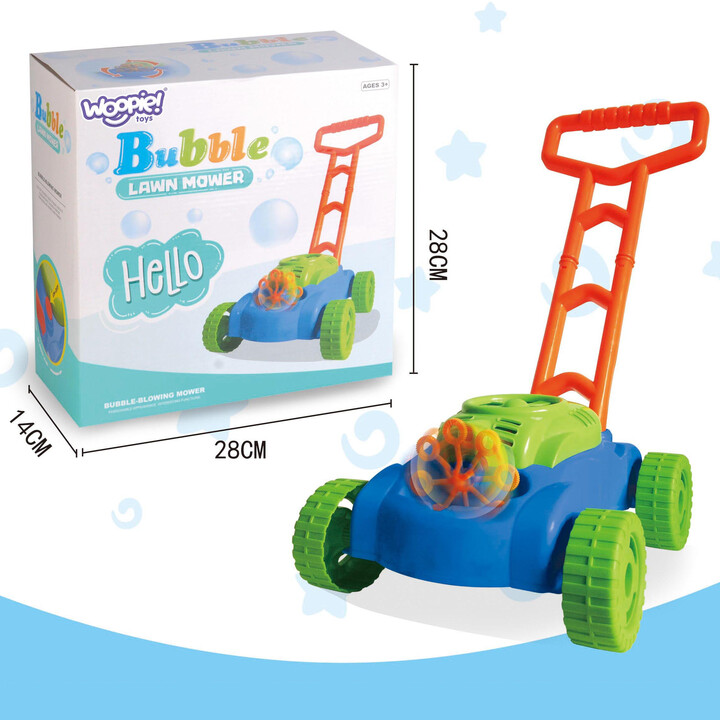 WOOPIE Lawn Mower Soap Bubbles Sounds Liquid